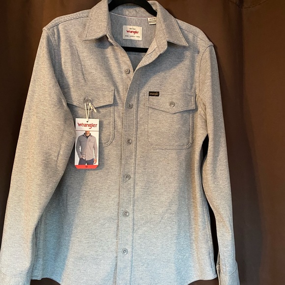 Wrangler Other - Wrangler Men's Flannel Gray Button Down Shirt